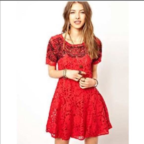 Free People‎ Lace Dress - Picture 1 of 7